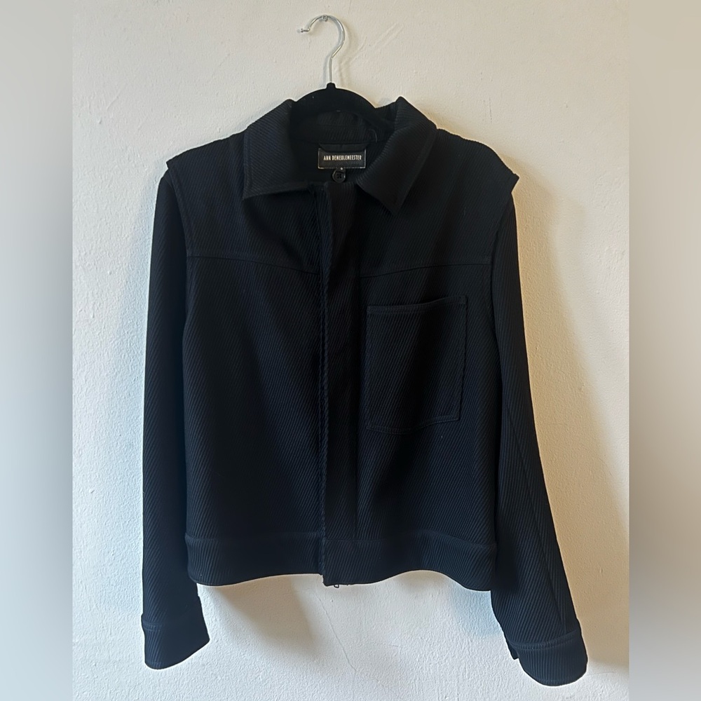 Black Ann Demeulemeester Wool Jacket